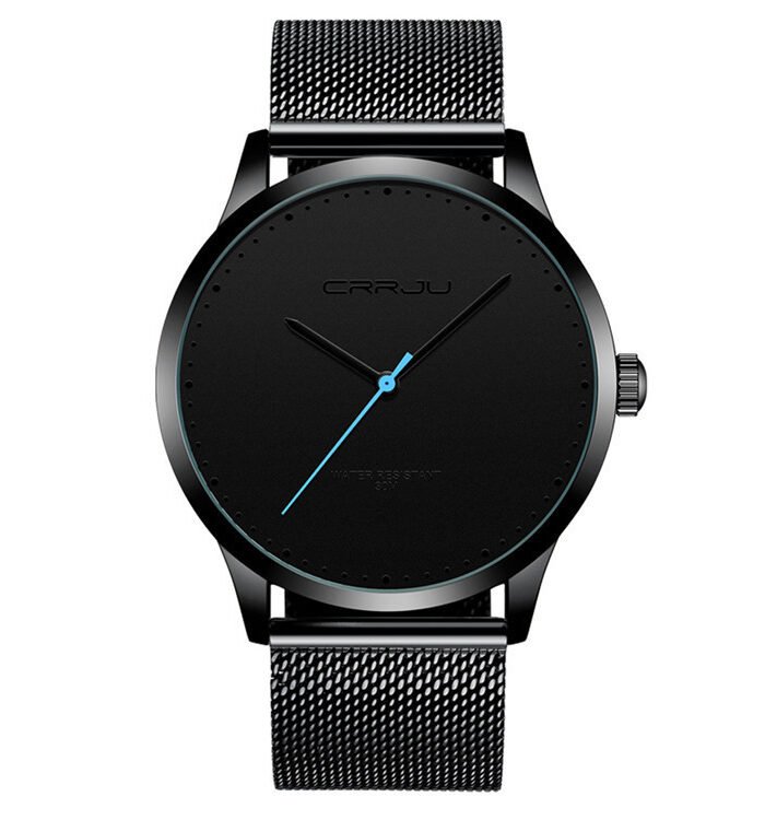 Stainless Steel Mesh Belt Fashion Watch Men