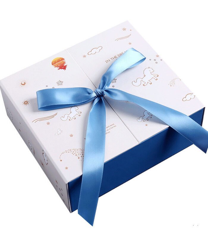 Prince Charming Gift Printed Gift Box Bow Gift Box