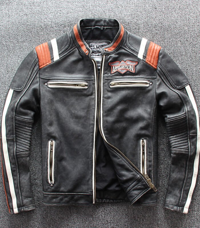 Men's Motorcycle Jacket Leather Jacket