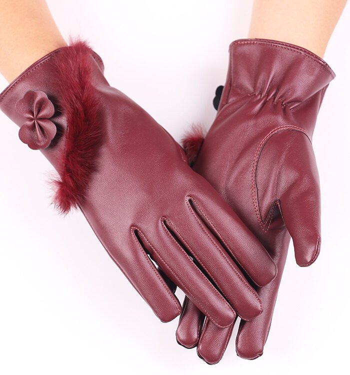 Autumn and winter gloves for ladies