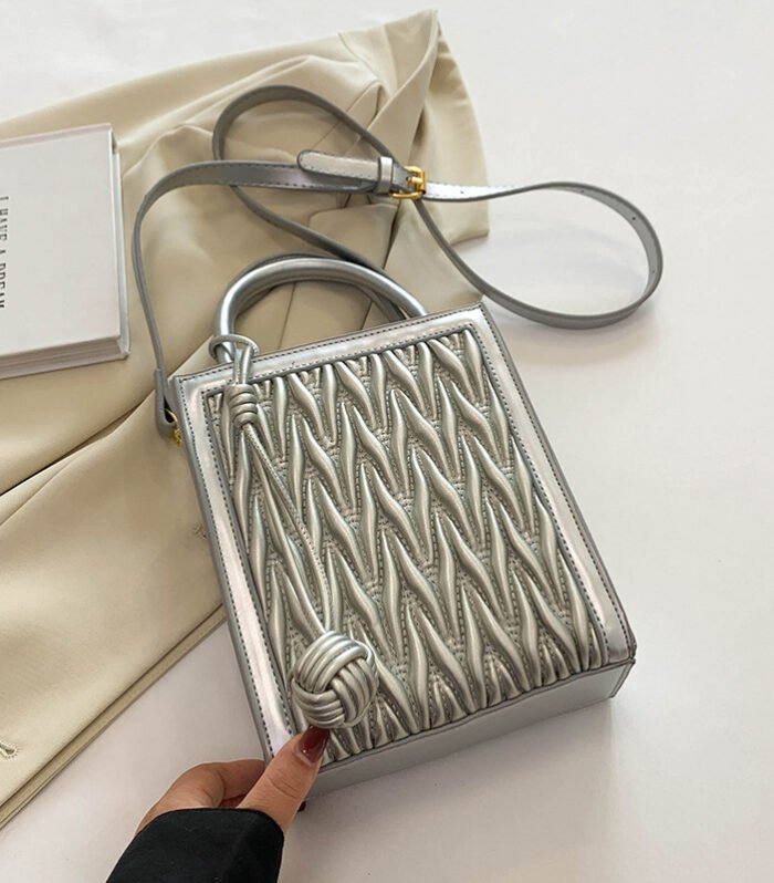 Stylish Good Texture Pleated Small Handbags Women