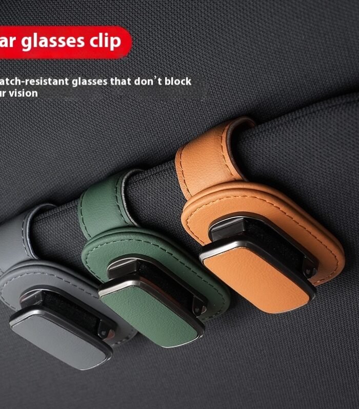 Leather Car Accessories Car Glasses Frame