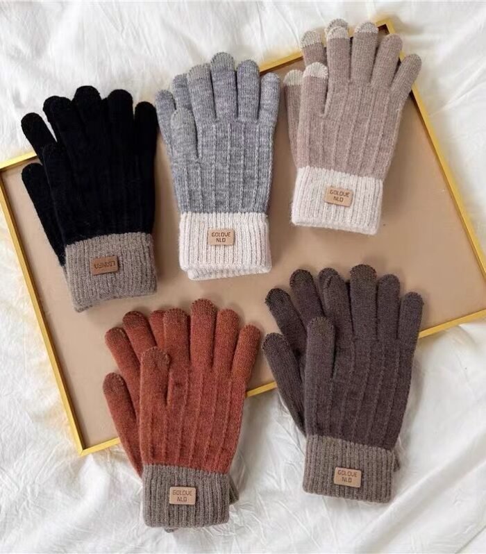 Women's Winter Wool Lined Warm Gloves
