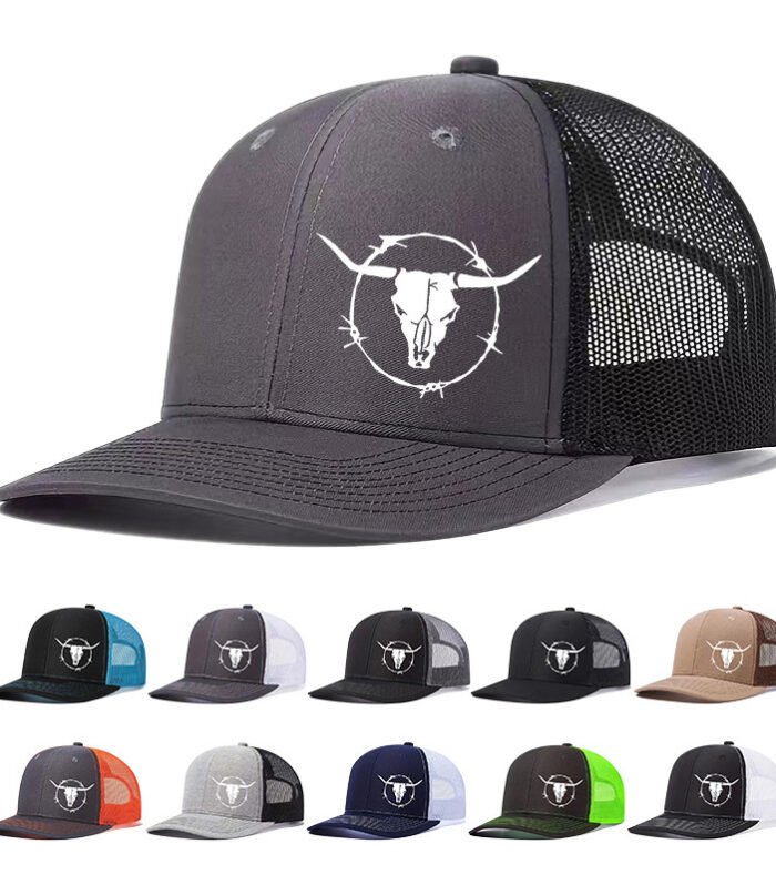 Outdoor Sports Cow Head Printed Baseball Cap