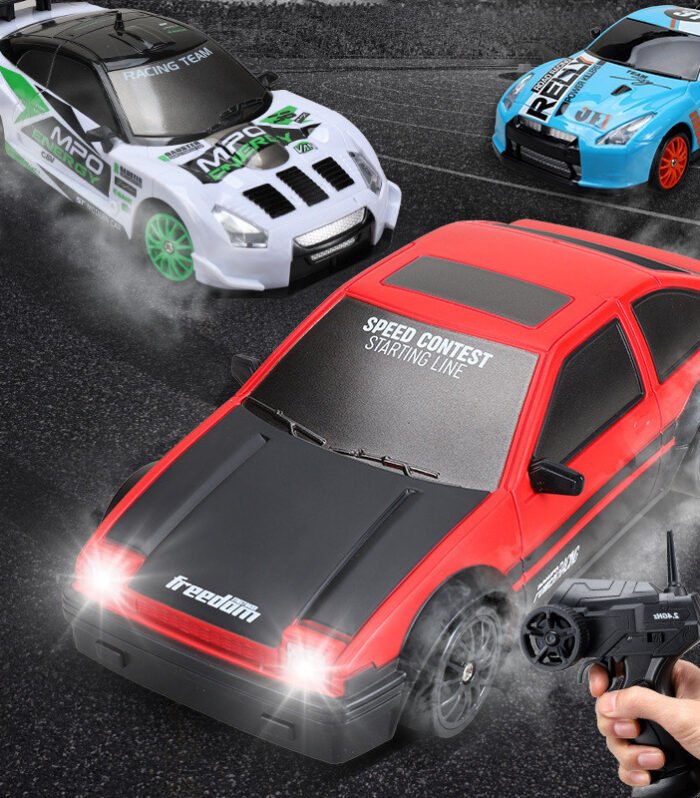 2.4G Drift Rc Car 4WD RC Drift Car Toy Remote Control GTR Model AE86 Vehicle Car RC Racing Car Toy For Children Christmas Gifts