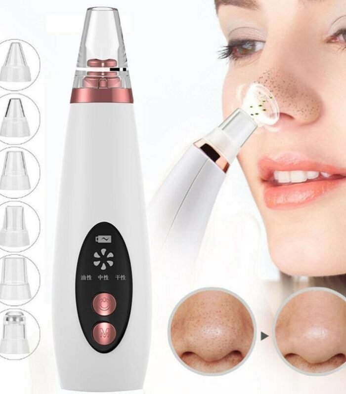 Blackhead Pore Vacuum Cleaner Nose Cleanser Blackheads Remover Blackhead Acne Removal Button Face Suction Beauty Skin Care Tool